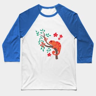 Chameleon on branch Baseball T-Shirt